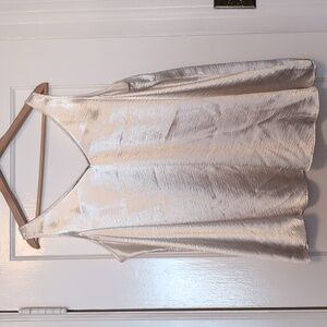 Satin-y Sleeveless Blouse